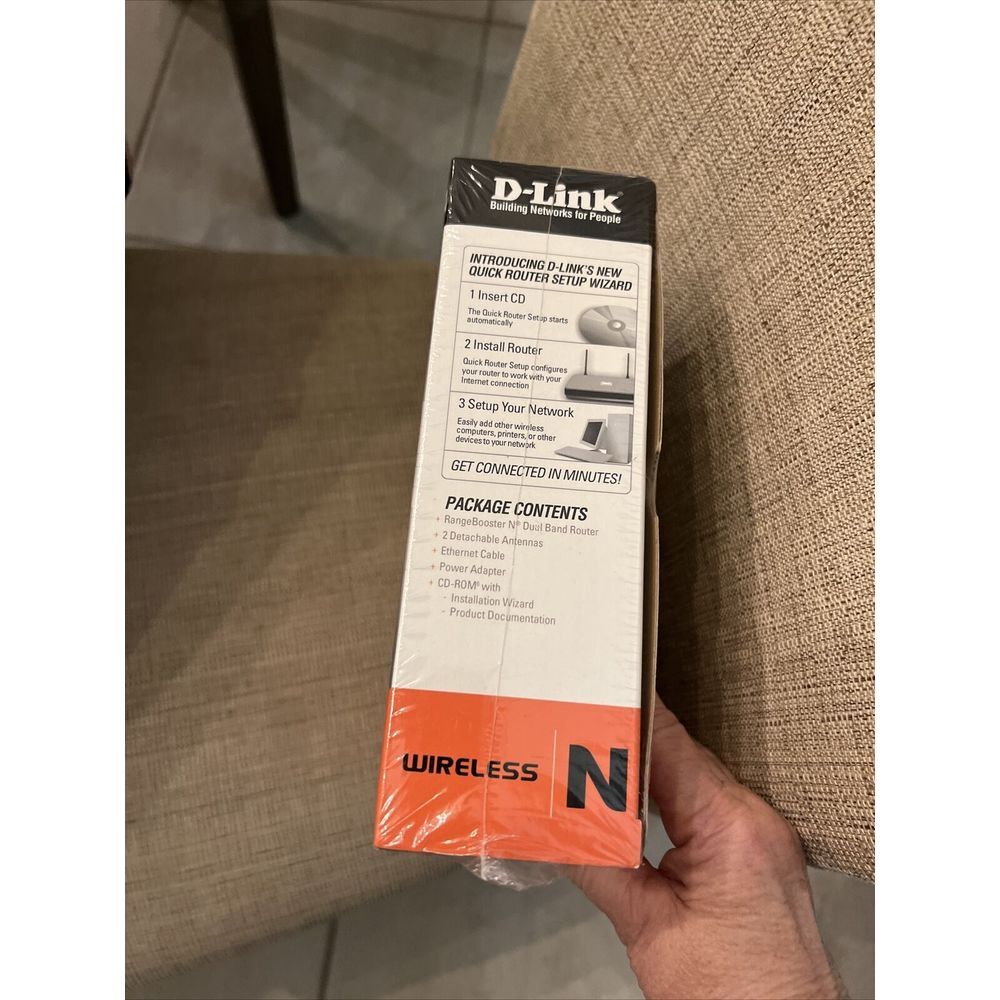 D-Link RangeBooster N DIR-628 54 Mbps Wireless N Router Computers Game Systems - Picture 4 of 4